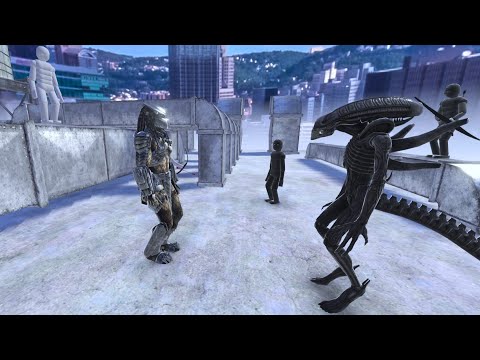 Alien vs Predator (Teams) [Euphoria Ragdolls] | Overgrowth