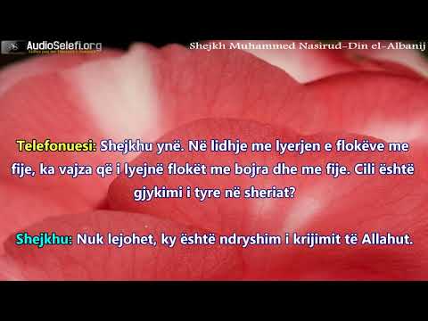 Gjykimi i lyerjes se flokeve me fije - Shejkh Albani