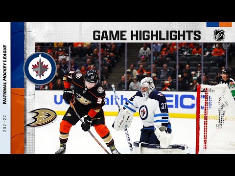 Jets @ Ducks 10/13/21 | NHL Highlights