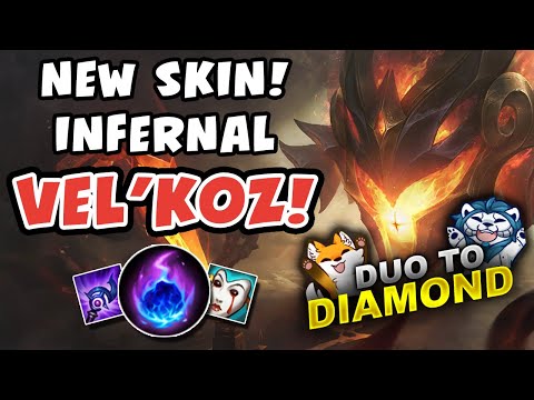INFERNAL VEL'KOZ GAMEPLAY! DUO TO DIAMOND - VICKSY | League of Legends