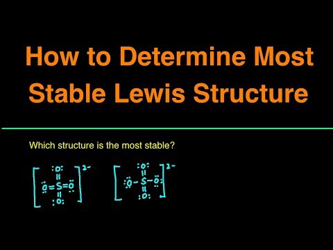 How to Determine the Most Stable Lewis Structure Practice Problems, Examples, Questions, Summary