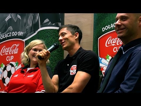 Robert Lewandowski na finale Coca-Cola Cup 2014 | my3miasto.pl