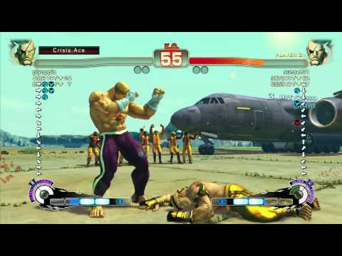 SSF4 AE: AFG (Sagat) vs sunset01 (Sagat) - Ranked Match (720p HD)
