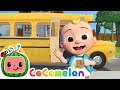 Wheels on the Bus! Classic Nursery Rhymes | CoComelon Animal Time | Animals for Kids