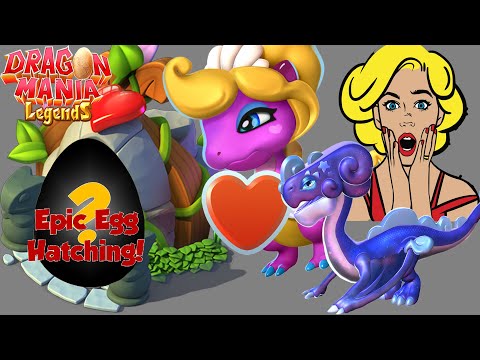 Epic Egg Hatching ! - Take a strong Dragon to breed! | dragon mania legends - Gameplay Part 1621 HD
