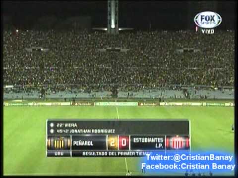 Peñarol 2 Estudiantes 1 (Relato Maximo Goñi) Copa Sudamericana 2014 Los goles