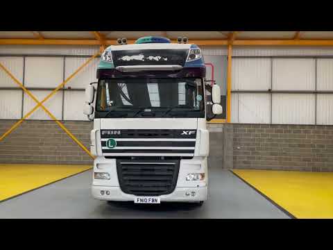 New In Stocklist For Sale: DAF XF105 460 Eu5 SUPER SPACE CAB LOW RIDE 4X2 TRACTOR UNIT–2010–FN10 FBN