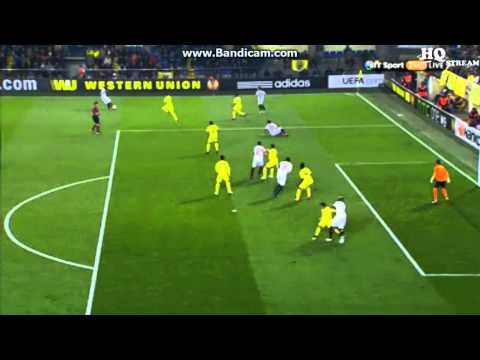 Goal  Mbia S. ~Villarreal 1-1 Sevilla~