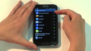 Setting up email on your Samsung Galaxy Note II