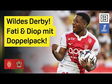 AS Monaco - OGC Nizza | 7. Spieltag | Ligue 1 | DAZN Highlights