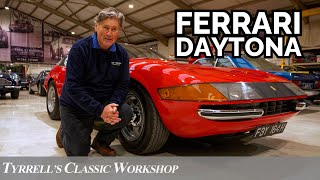 From Underneath to the Open Road: Ferrari 365 GTB/4 Daytona Experience | Tyrrell's Classic Workshop
