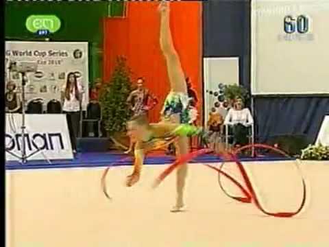 Melitina Staniouta ribbon 2010 world cup Kalamata (Broken Stick)