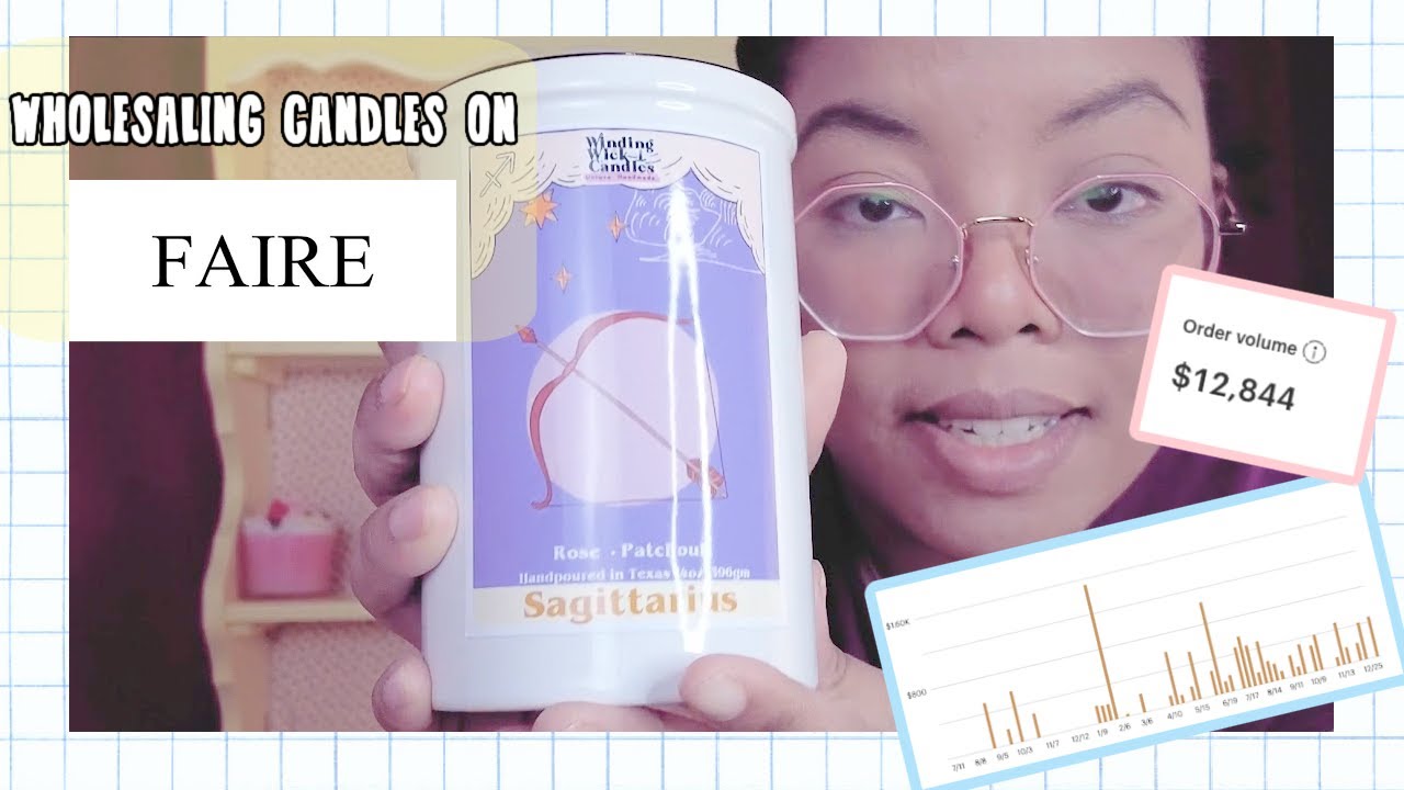 How I Sell My Candles On Faire Wholesale & My Wholesale Strategy For Next Year