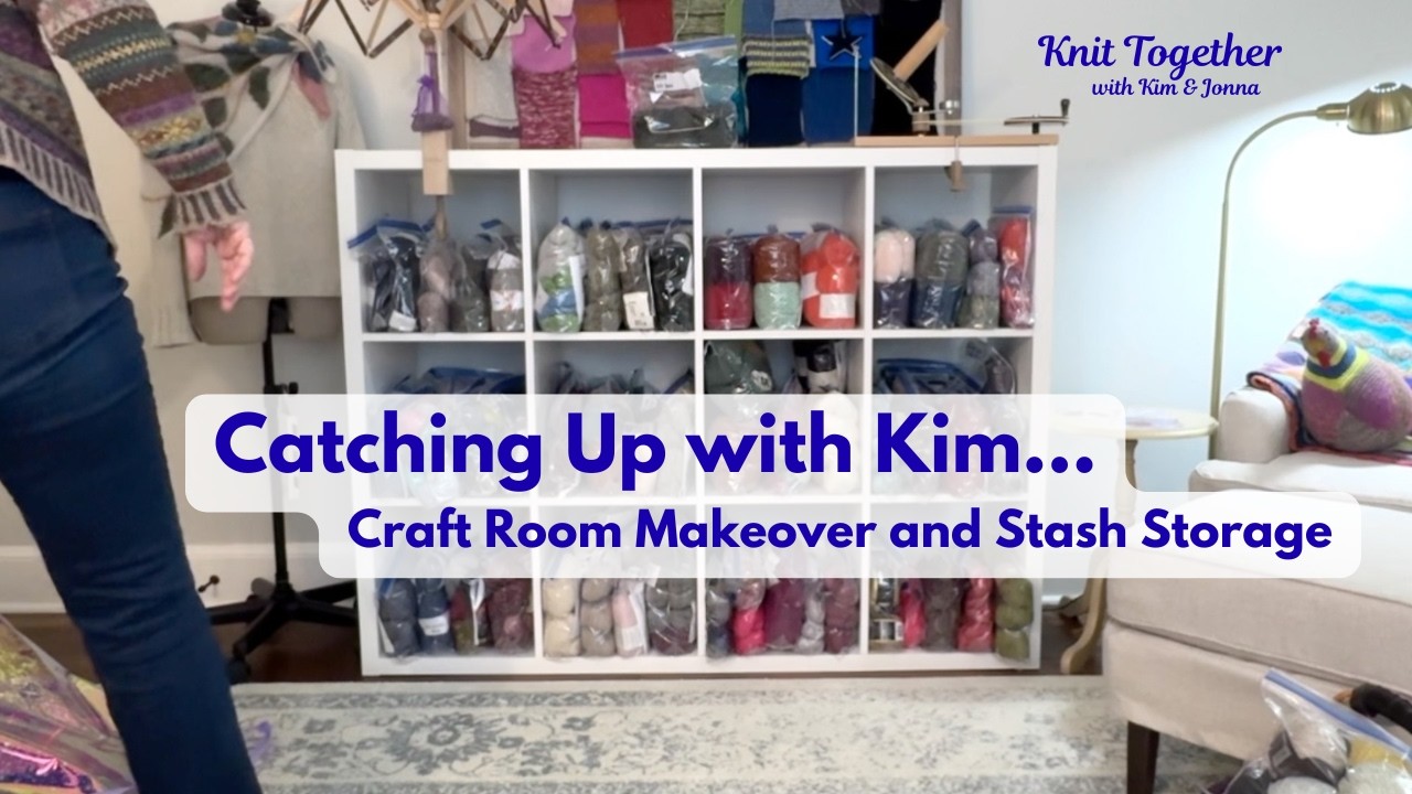 Catching Up with Kim... Craft Room Makeover and Stash Storage