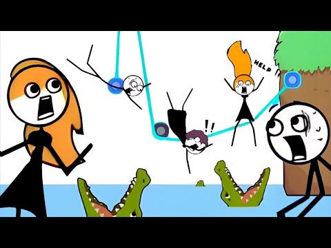 Weegoon Draw Fly 3 |  Thiefpuzzle gameplay |  Weegoon Games | Ragdoll