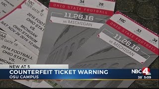 Fake OSU tickets