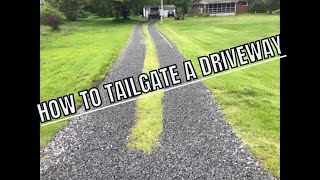A Way To Tailgate Gravel Only Where Needed