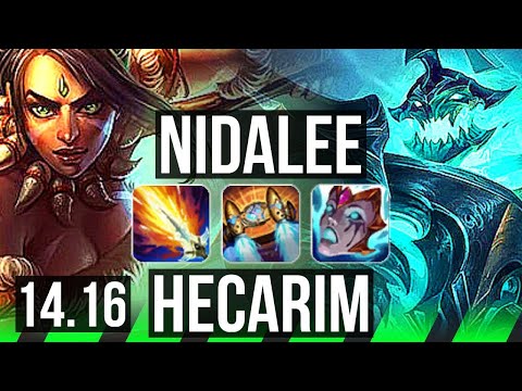 NIDALEE vs HECARIM (JGL) | 6/1/15, 69% winrate | NA Diamond | 14.16