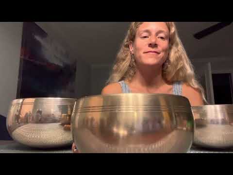 Video Thumbnail for Brass sound bowl healing sounds. Clear your mind with real and simple sound