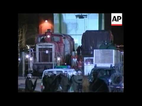 New footage of German nuclear train arriving