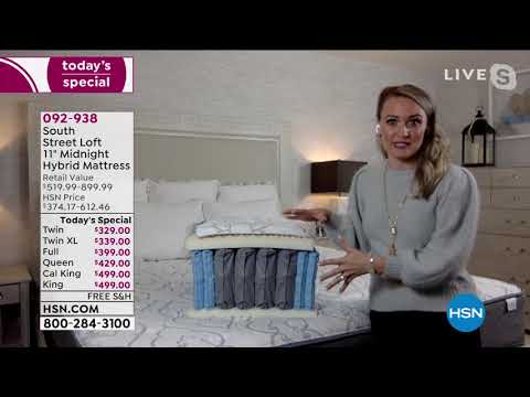 South Street Loft 11" Midnight Hybrid Mattress  Twin