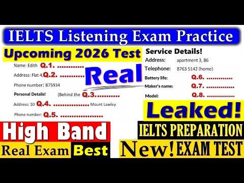 IELTS LISTENING PRACTICE TEST 2025 WITH ANSWERS | 22.12.2025