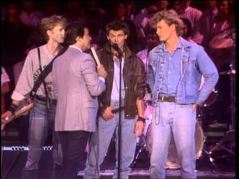 Dick Clark Interviews A Ha - American Bandstand 1985