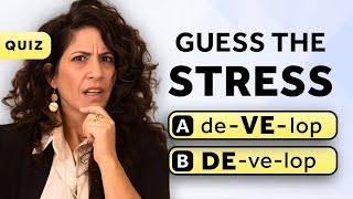 Primary Stress Quiz: Can You Get It Right?