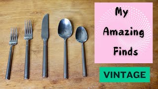 Hampton Sliversmiths RITZ Flatware Set - Thiftshop Find 🌺