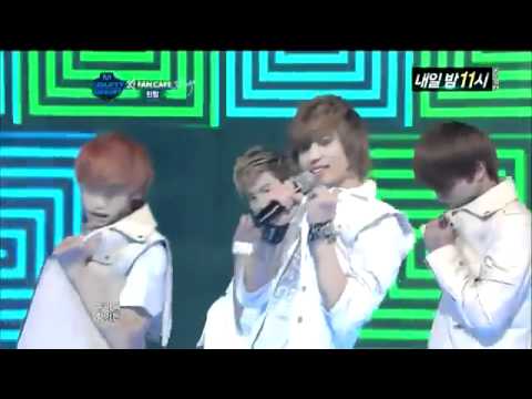 [PERF] 29.09.11 TEEN TOP - Special Stage @ M! CountDown (Teen Top & KARA's Nicole - Mister)