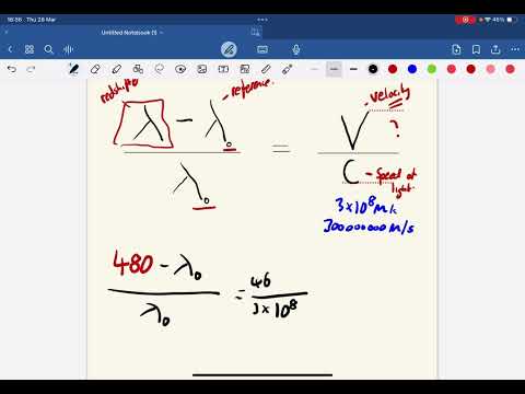 Redshift and the Doppler effect equation for physics
