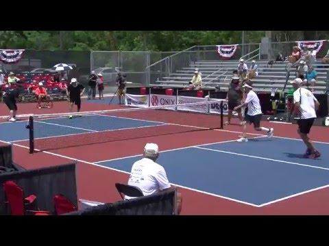 Amazing behind-the-back shot US Open Pickleball
