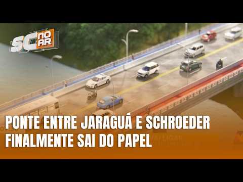 Ponte entre Jaraguá do Sul e Schroeder tem obra autorizada