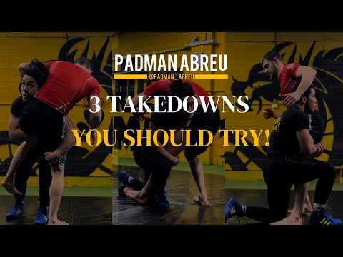 3 Takedowns You Should Try!