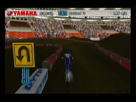 yamaha supercross wii video