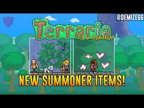 Terraria 1.3.6 NEW Summoner Spoilers and MORE! Update 2019