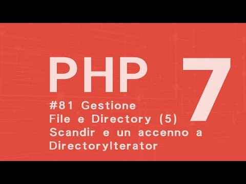 PHP 7 Tutorial  ITA: Scandir #81