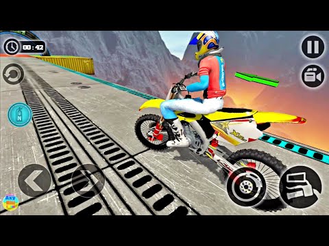 Impossible Motor Bike Tracks - New Levels Unlock - Impossible Stunts Android Gameplay
