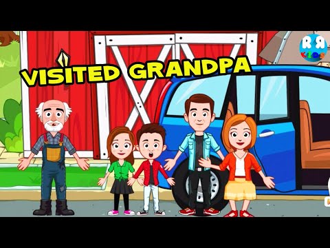 My Town: Farm Animal Games - My Family visited Grandparents at The Farm | iPad Gameplay - YouTube