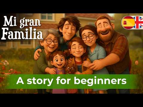 Start Learning Spanish with SUPER EASY Story (My Big Family)