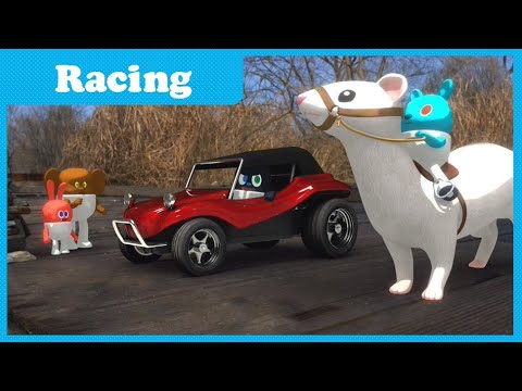 Ep30 Racing | Space Jungle S2 | Funny Cartoon | Kids Cartoon | COAN Studio