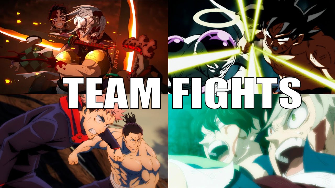 Top 10 Anime Team Fights