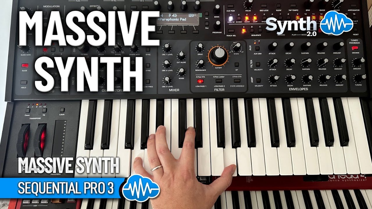 SCL457 - ( Bundle ) - Analog Frontier + Massive Synth - Sequential Pro 3 Video Preview