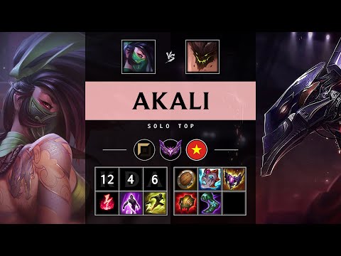 Akali Top vs Malphite: Rampage - VN Master Patch 25.S1.1