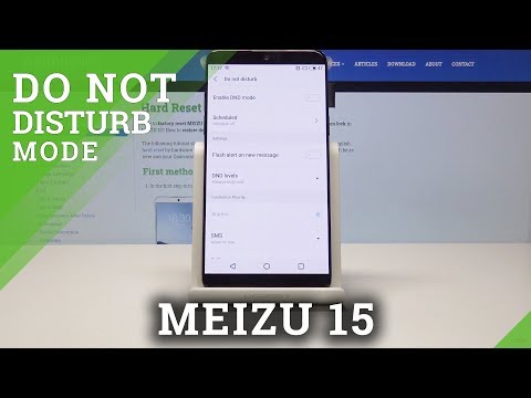 How to Activate DND Mode in MEIZU 15 - Block Sounds & Vibrations