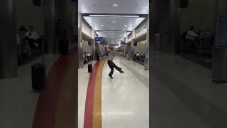 This Woman Did A Masterful Dance at the Airport