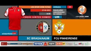 preview picture of video 'FUTSAL | SCBraga / AAUM vs FCU Pinheirense'