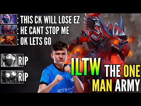 👉The One Man Army Boss ILTW [Chaos Knight] Destroy All Hard Enemies - Epic Dota 2