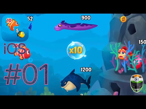 Fishdom - Gameplay Walkthrough - Level 1 To 5 - Part 1 - Tutorial (iOS Android)