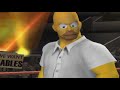 SCAW Homer Simpson 2nd Entrance Theme With CAW Entrance